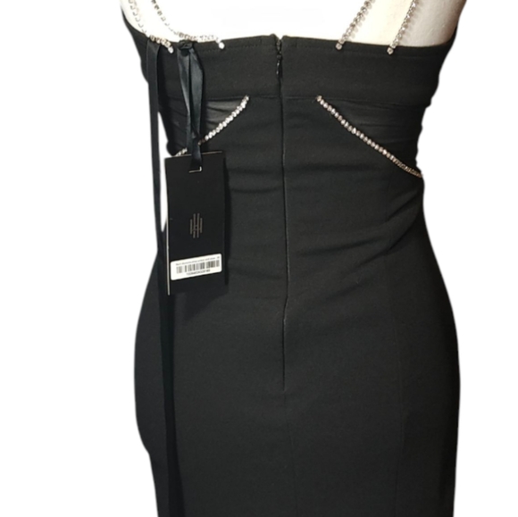 Heiress Beverly Hills Elegant Black Evening Dress. - Picture 16 of 16